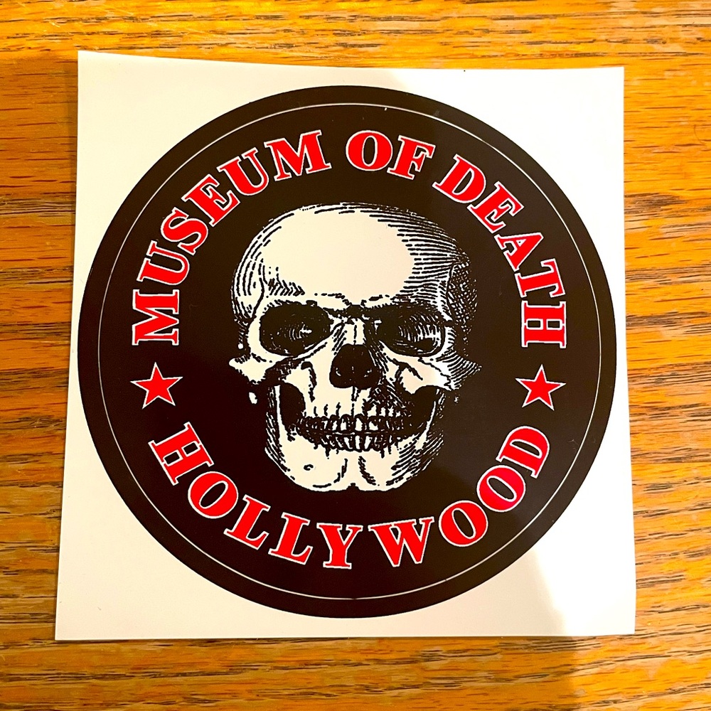 Authentic Museum of Death Sticker